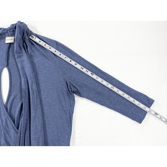 Chico's Zenergy Open Front Cross Back Cardigan Coastal Grandma Boho Women's 2 /L - Picture 6 of 11